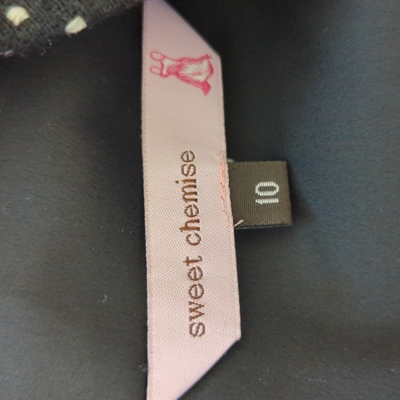 Sweet Chemise Black Dot Dress - Picture 9 of 10